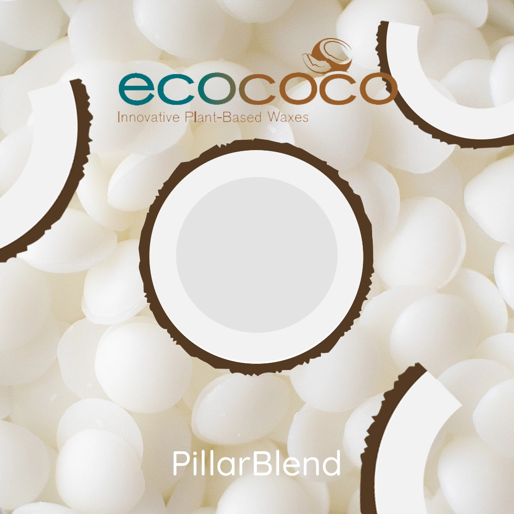 EcoSoya Coconut Pillar | Coconut Wax | Candle Maker Source