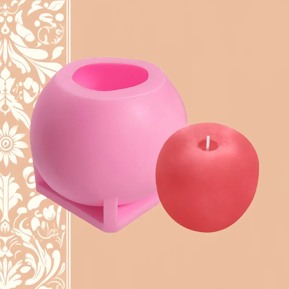 Apple Silicone Mold | Candle Maker Source