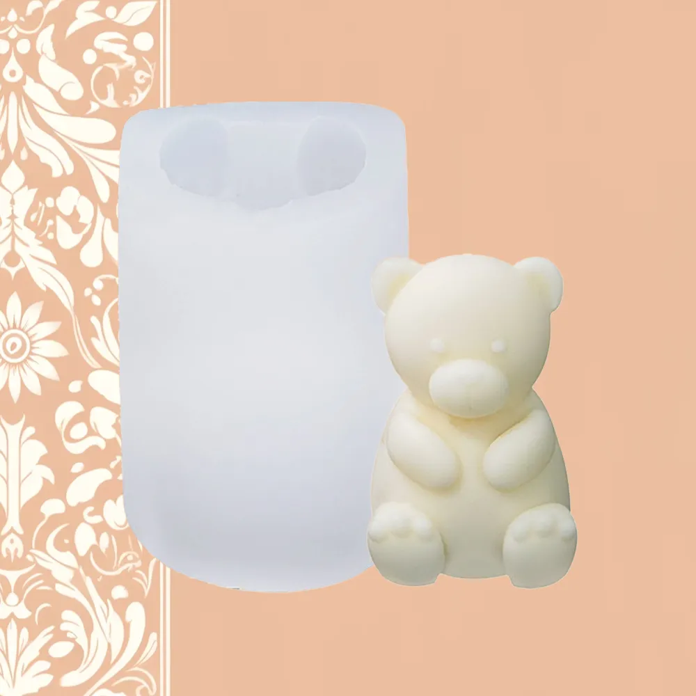 Classic Teddy Bear Silicone Mold | Candle Maker Source