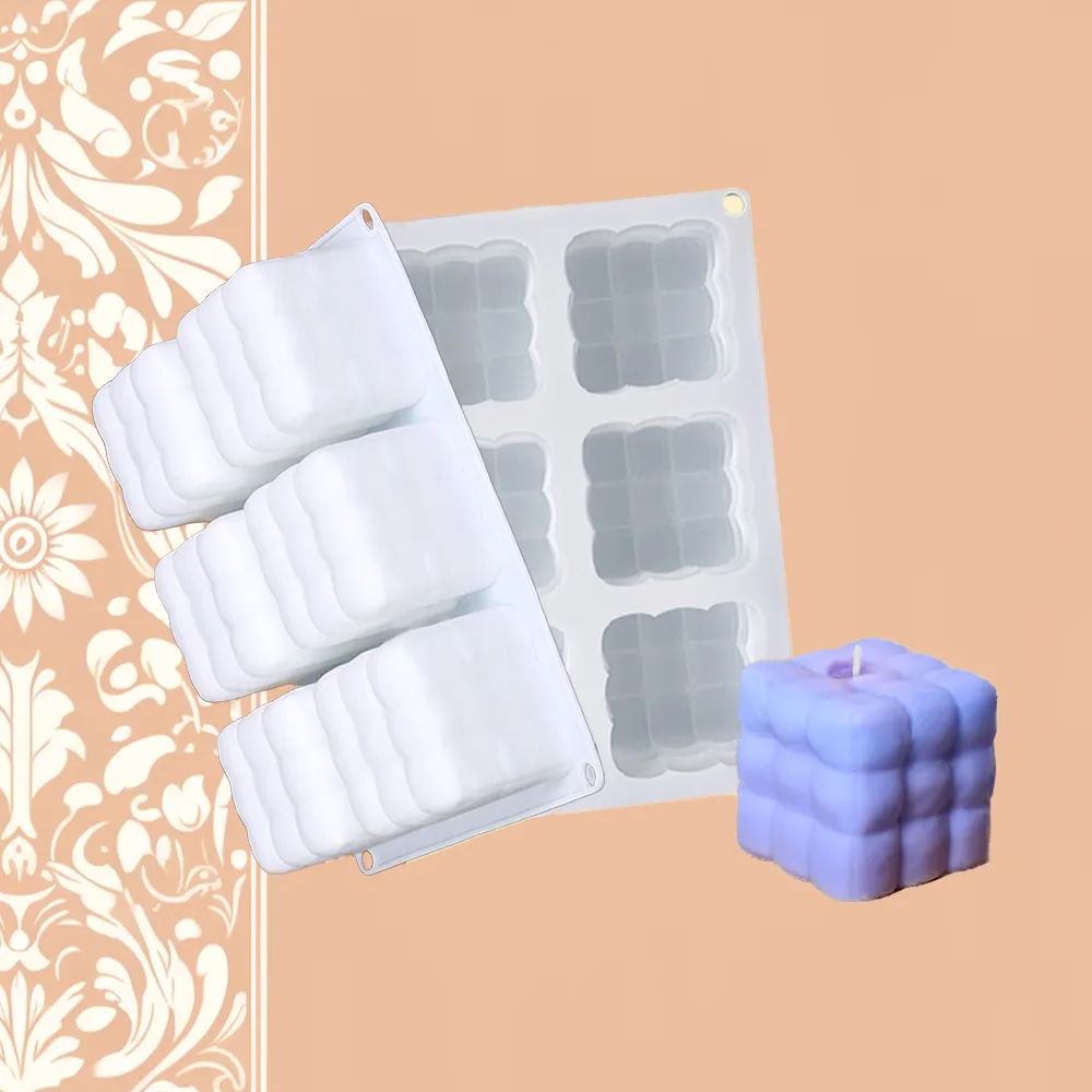Design Cube Silicone Mold | Candle Maker Source