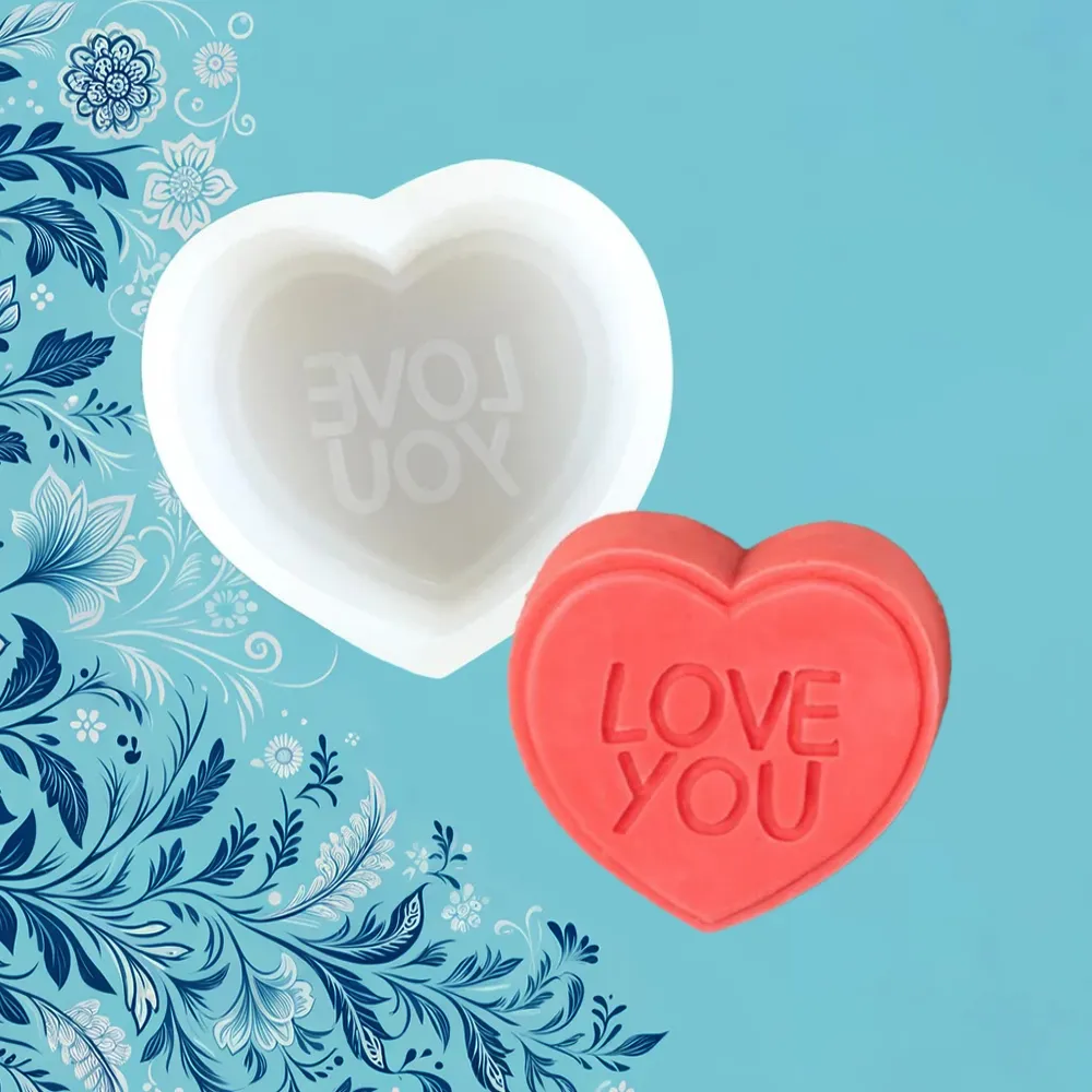 Love You Silicone Mold | Candle Maker Source