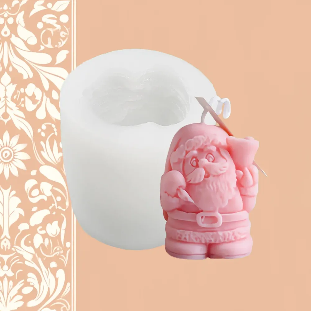 Santa Claus Silicone Mold | Candle Maker Source