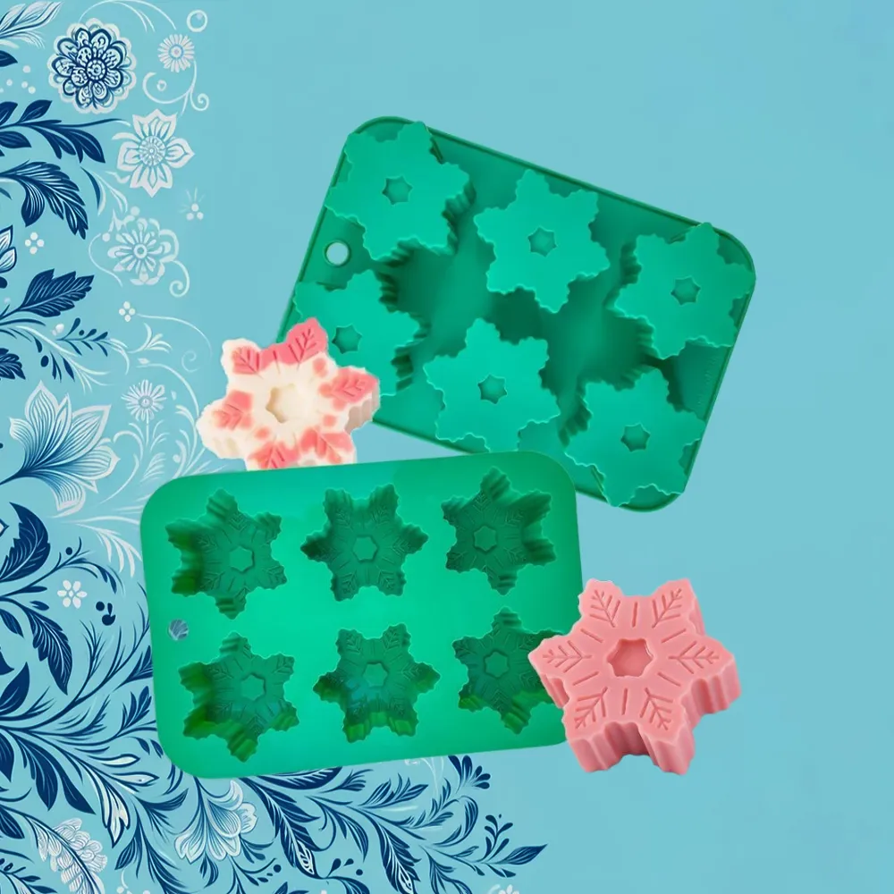 Snowflakes Silicone Mold | Candle Maker Source