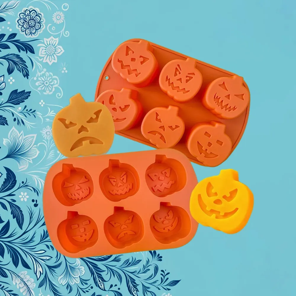 Terrifying Pumpkins Silicone Mold | Candle Maker Source