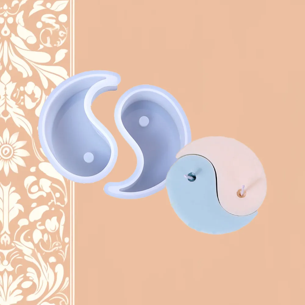 Yin-Yang Silicone Mold | Candle Maker Source